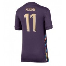 England Phil Foden #11 Bortatröja Dam EM 2024 Korta ärmar